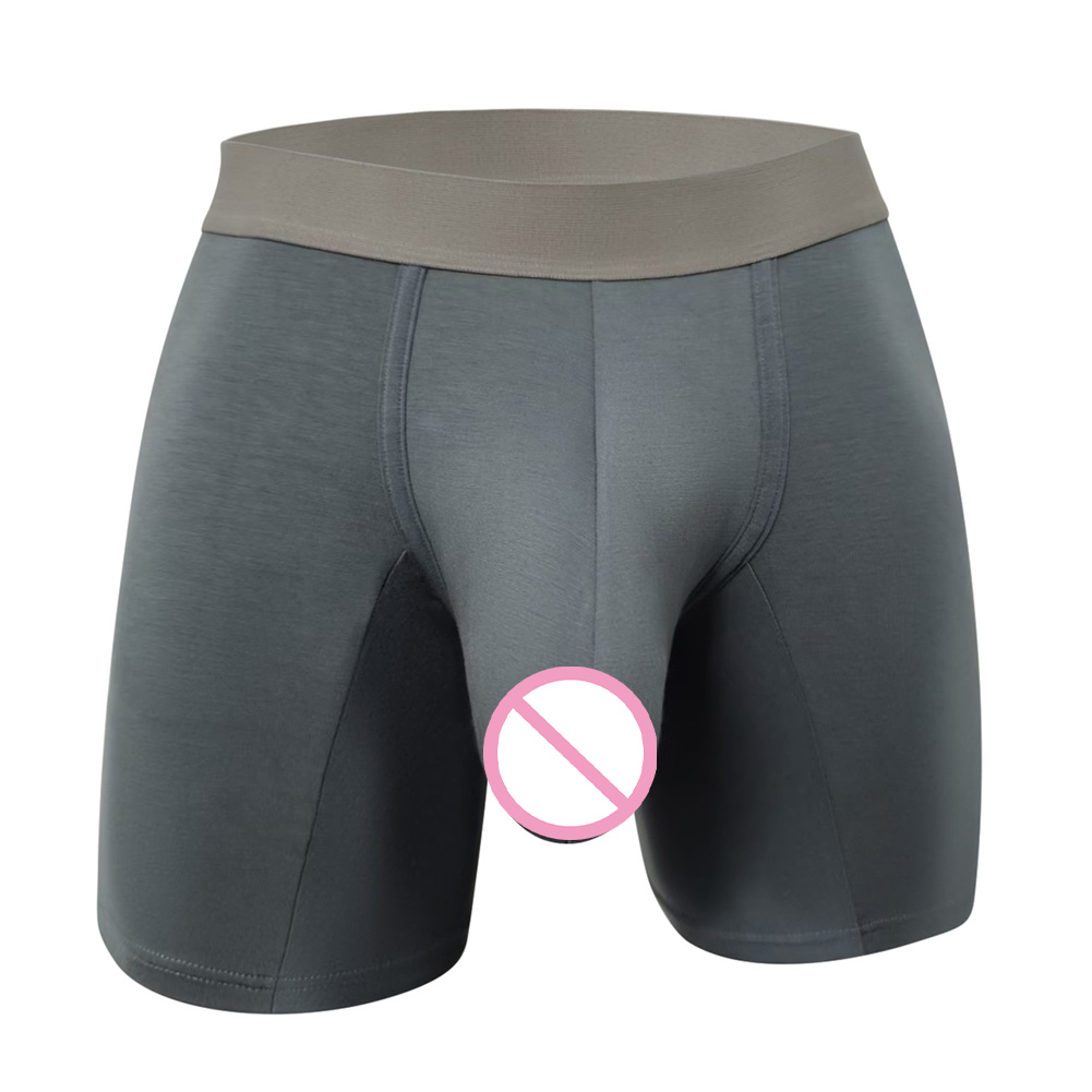Long Leg Trunk Men - Herenshorts van modal, lange pijpen, met