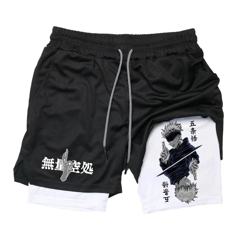 Compression Shorts Athletes - Anime Jujutsu Kaisen compressieshorts voor heren,